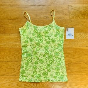 Green and Yellow Tank Top